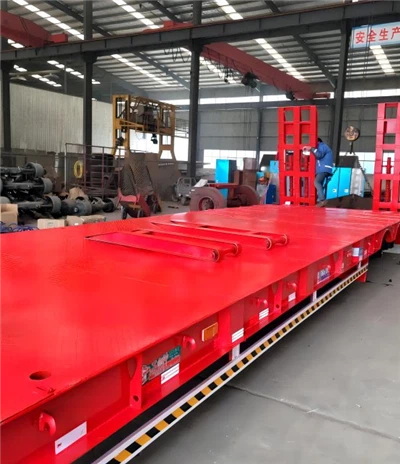 4AXLE 헤비 플랫 베드 트럭