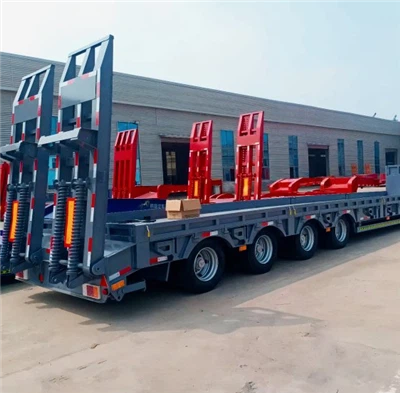 3 차축 저 침대 반 트레일러