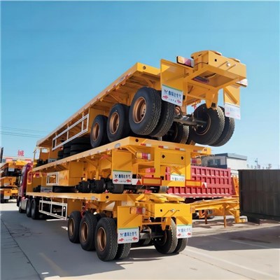 로우베드 세미 트레일러와 일반 세미 트레일러의 차이점은 무엇입니까?